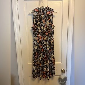 Anne Klein summer wedding guest dress, midi, v-neck